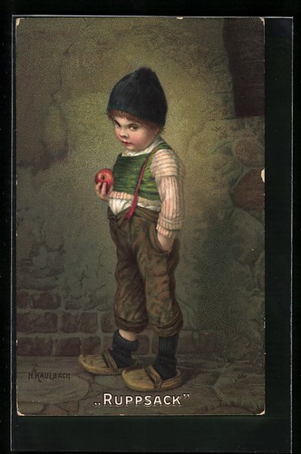 Künstler hermann kaulbach - künstler-ak,