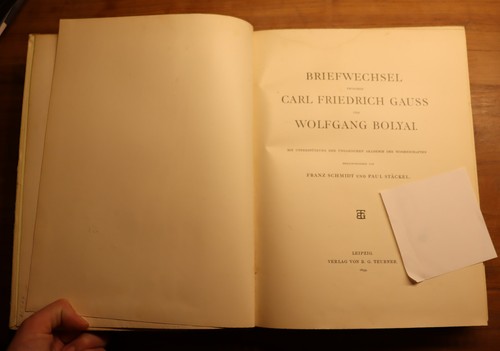 Briefwechsel zwischen carl - zwischen,
