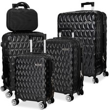 5 tlg Hartschalen Kofferset Reisekoffer Trolley Koffer S-M-L-XL Set TSA Schloss