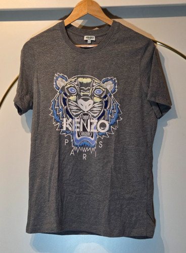 Kenzo herren shirt grau l - herren,