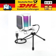 Weiß USB Mikrofon mit RGB