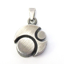 Sten & Laine Finnland Designer Anhänger 925 Sterling Silber Vintage Finland COOL