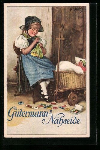Künstler curt liebich - künstler-ak,