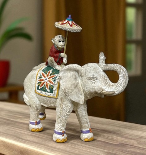 Affe elefant reiter schirm - affe,