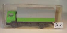 Wiking 1/87 Nr. 16 431 MB Mercedes Benz 814 LKW Pritsche/Plane grün OVP #3620