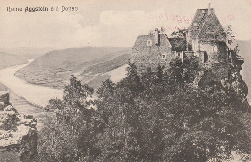 Ruine aggstein verlag - ak,