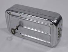 alte GELDBOMBE Geldkassette Schlüssel Mini Tresor Metalltruhe Kiste Schließfach