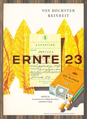 Reemtsma ernte reklame - 23,