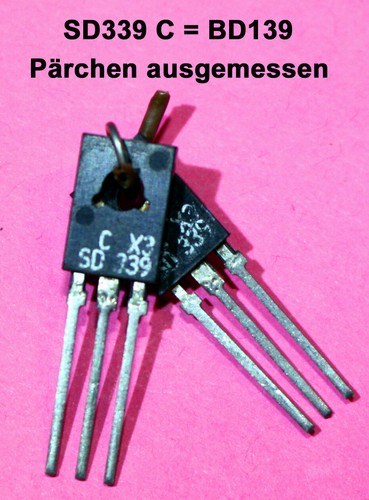 Transistor pärchen sd339 - transistor,
