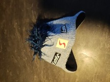 Kinder Eisbär Mütze Cocker Blau, Gr. 55cm