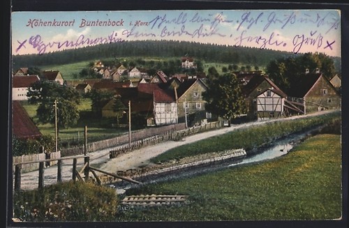 Ansichtskarte buntenbock - ansichtskarte,
