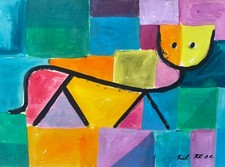Paul Klee Kubist Original