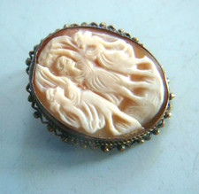 Art Deco Gemme Muschelkamee