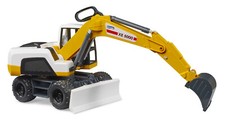 Bruder 2+ Roadmax 03413  Mobilbagger Bagger Spielergänzung für Baustelle