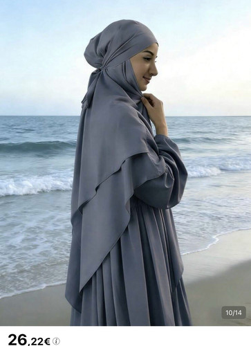 Damen abaya mit - mit, passendem
