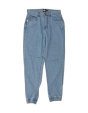 SOUTHPOLE Damen Graphic Jogginghose Tapered Jeans W30 L30 Blau Baumwolle BR03