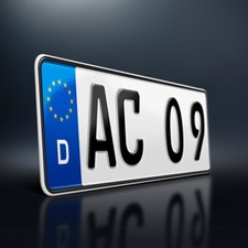 1 Kfz Kennzeichen | 350 x