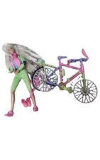 Barbie Puppe mit Fahrrad
