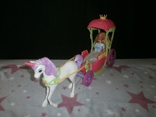 Barbie Kutsche Dreamtopia Einhorn  BonBon Prinzessin DYX31 mit Puppe 2016 Mattel