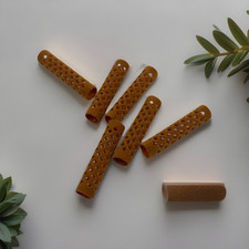 24 Stück Metallwickler beflockt Lockenwickler Flockwickler Wickler 63mm 15mm