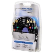 Hama yuv komponenten kabel - 3m, komponenten-kabel