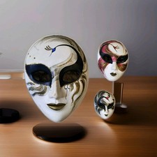 Vintage Keramik Deko-Masken