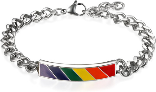 Regenbogen armband herren - regenbogen,