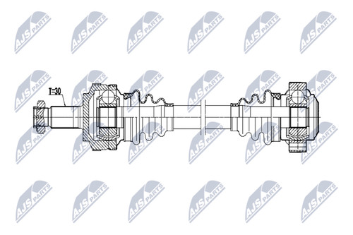 Nty antriebswelle 670mm - nty,