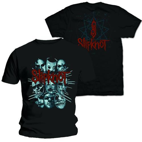 Slipknot masks shirt - -,