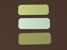 GRAVURSCHILDER, Pokal Schilder, ALU  +inkl.Gravur in versch,Größen und Farben+