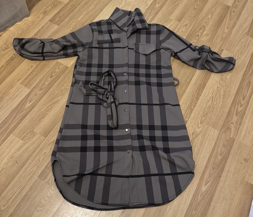 Hemdkleid rot kariert - hemdkleid, größe