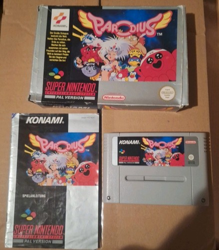 Parodius super nintendo snes - parodius,