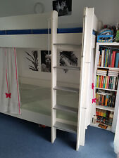 kinder Etagenbett 90x200, 2 Liegeflächen (oben & unten); Marke "Barbie", weiß