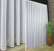 Gardine Store Leinen Optik