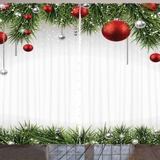 Weihnachten Rustikale Gardine Baum Balls Ornaments