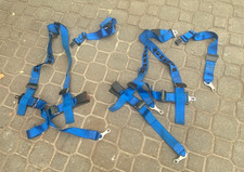 Hosenträger Sicherheitsgurte SCHROTH 2 Hosenträgergurte Blaue Sicherheitsgurte