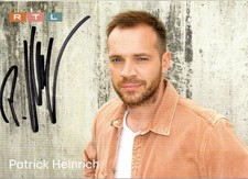 PATRICK HEINRICH Autogramm Karte 2025 handsigniert Daily Soap GZSZ Erik Fritsche