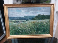 Gemälde "Blumige Wiese" von Johannes Sperl