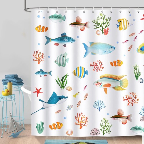 Bonhause duschvorhang fisch - bonhause,