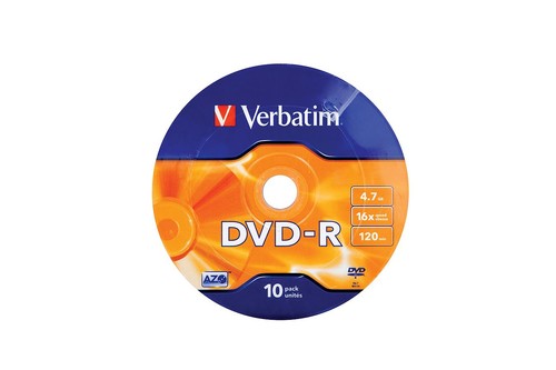 Verbatim dvd 7gb - dvd-r, 4.7gb