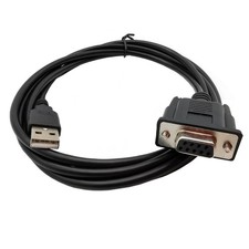 USB to Serial Cable Adapter, USB Male to RS232 Female Serial Cable 1.8Meter
