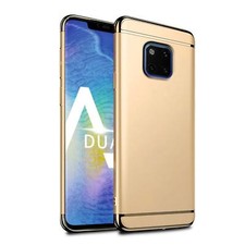 Hybrid Schutz Hülle Für Huawei Mate 20 Pro Handy Cover Hard Case Tasche Gold