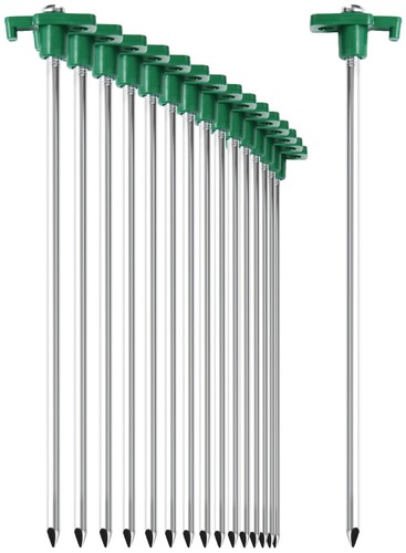 16x zelt heringe aus stahl - 16x,
