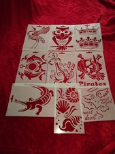 Wandschablonen-Schablonen-Text