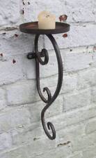 Traumschöner mediterraner Wandkerzenhalter   Eisen, rostfarben, Impressionen