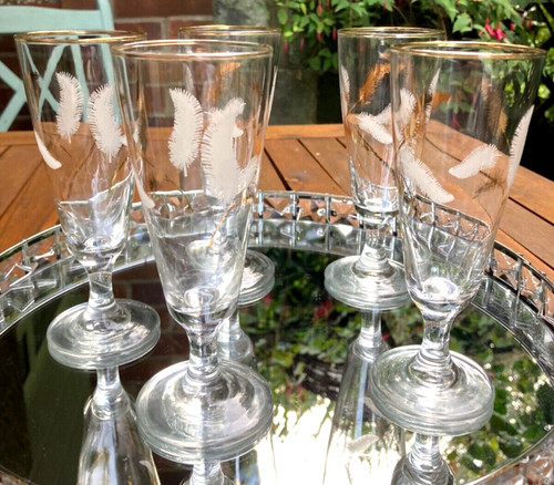 Vintage set champagner - set,