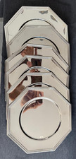 6 WMF Platzteller # große schwere Platzteller # achteckig für 6 Personen # 