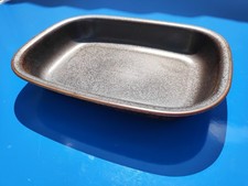 Keramik-Auflaufform Arabia Finnland "Ruska, Fleisch-, Servierplatte, 5 cm tief