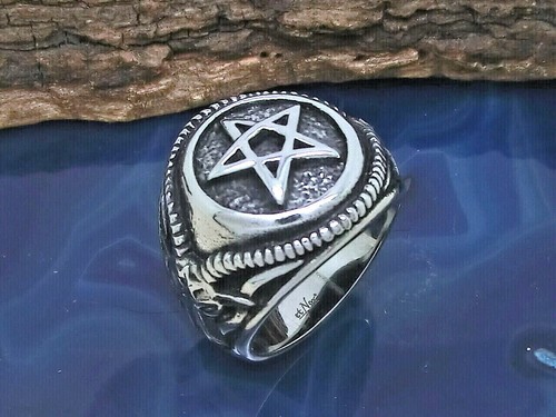 Pentagramm baphomet edelstahl - pentagramm,