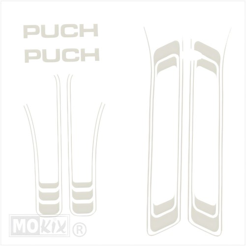 Sticker satz puch - sticker,